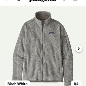 Patagonia Gray Full-Zip Fleece Jacket